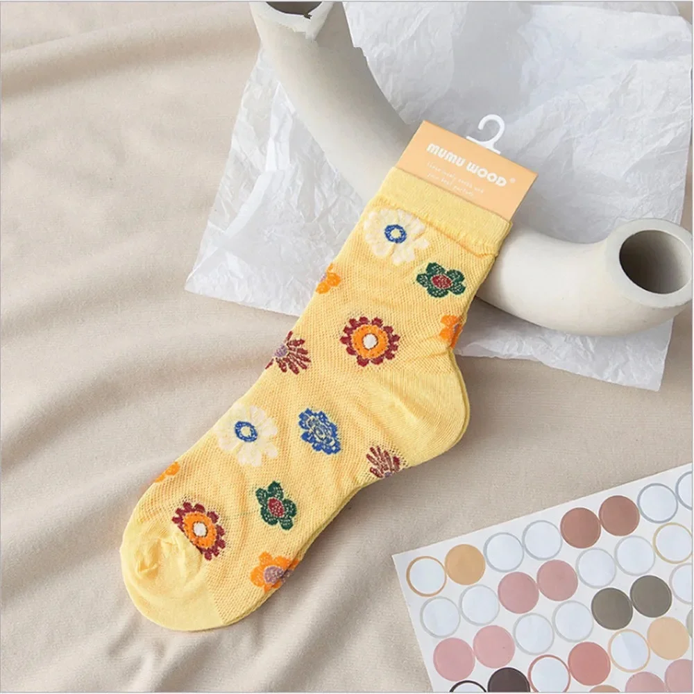 New🌟Retro Floral Socks -Flowers